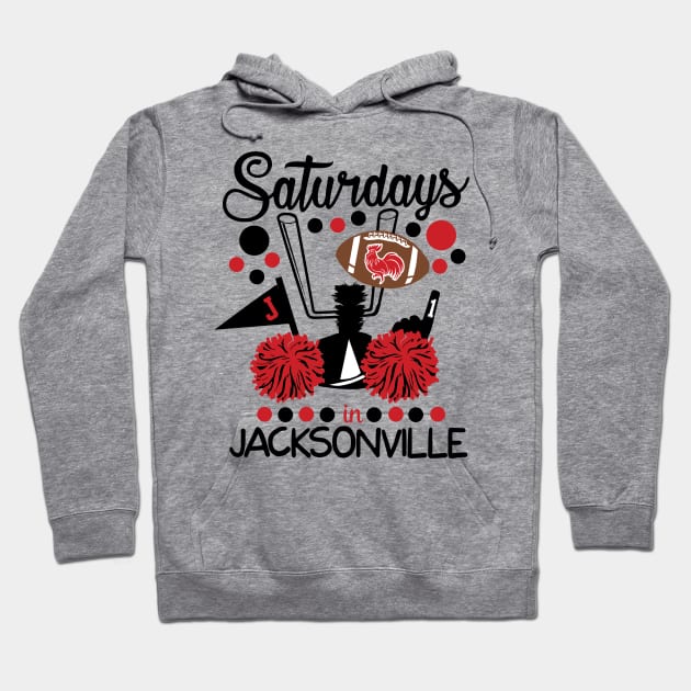 Saturdays in Jacksonville - JSU Gameday Hoodie by deepsouthsweettees